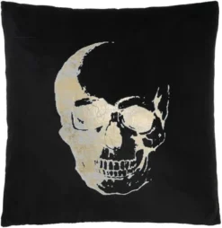 Mina Victory Luminecence Metallic Skull Pillow -Home Furnishing Store GUEST 8d8b1ec8 5fae 4df6 bf99 3dda87ec4ea0