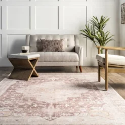NuLOOM Rosa Machine Washable Distressed Vintage Medallion Area Rug -Home Furnishing Store GUEST 8ef6bb33 7a02 4349 a2d2 b7eca5740339