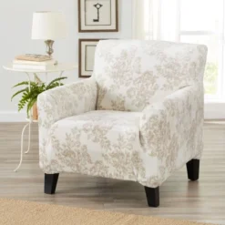 Great Bay Home Stretch Velvet-Plush Washable Chair Slipcover -Home Furnishing Store GUEST 8fa2d76b f66e 4d52 ba46 bdf51ae5e2ce