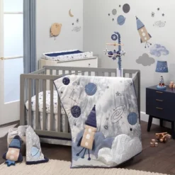Lambs & Ivy Sky Rocket Planets/Stars Musical Baby Crib Mobile Soother Toy- Blue -Home Furnishing Store GUEST 8fb9d165 80ff 4cb2 a00f e924595efdf3