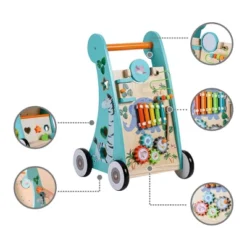 Teamson Kids Wooden Activity Walker Educational Play Musical Walk Toy PS-T0008 -Home Furnishing Store GUEST 8fc02894 9de5 4ff3 a85d 65a5d3daa606