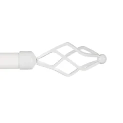 Exclusive Home Lancelot 1" Window Curtain Rod And Finial Set