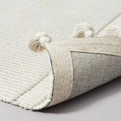 Texture Border Stripe Rug Cream/Silver Gray - Hearth & Hand™ With Magnolia -Home Furnishing Store GUEST 94669fa7 9809 4e40 99dd 993073cf36dc