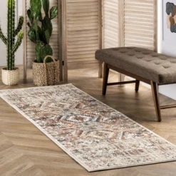 NuLOOM Niamh Distressed Motif Area Rug