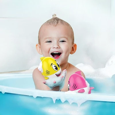 Kidzlane Shark Bath Toy For Babies - 2 Pack 2 Kidzlane Shark Bath Toy For Babies - 2 Pack - Image 2