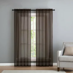 Kate Aurora Living Premium 2 Pack Sheer Voile Window Curtain Panels -Home Furnishing Store GUEST 96b1a4a3 b051 4882 b0fe 1d8376797b2d