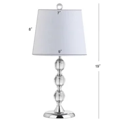 20" Crystal Hudson Mini Table Lamp (Includes LED Light Bulb) Clear - JONATHAN Y 5 20" Crystal Hudson Mini Table Lamp (Includes LED Light Bulb) Clear - JONATHAN Y -Home Furnishing Store GUEST 976276ad 4222 4939 8c53 73f714b25a47