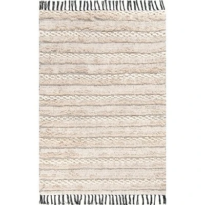 NuLOOM Handmade Emerita Tassel Shag Area Rug 6 NuLOOM Handmade Emerita Tassel Shag Area Rug - Image 6