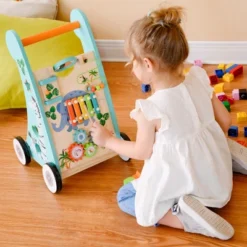 Teamson Kids Wooden Activity Walker Educational Play Musical Walk Toy PS-T0008 -Home Furnishing Store GUEST 9a49f376 bee8 4794 ac56 ce805392b1d0