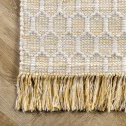 NuLOOM Wylie Honeycomb Wool Fringe Rug -Home Furnishing Store GUEST 9ae5c0e5 1549 4f86 acef 2c352e604997