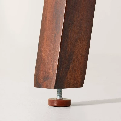 Wood & Cane Transitional Secretary Desk Brown - Hearth & Hand™ With Magnolia 4 Wood & Cane Transitional Secretary Desk Brown - Hearth & Hand™ With Magnolia - Image 4