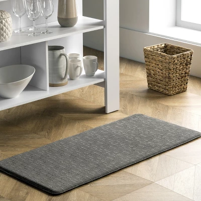 NuLOOM Casual Crosshatched Anti Fatigue Kitchen Or Laundry Room Comfort Mat 1 NuLOOM Casual Crosshatched Anti Fatigue Kitchen Or Laundry Room Comfort Mat