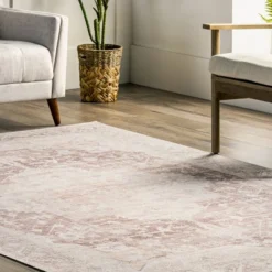 NuLOOM Rosa Machine Washable Distressed Vintage Medallion Area Rug -Home Furnishing Store GUEST 9c03a2f5 abe5 4af2 a4ec 10419960b0e3