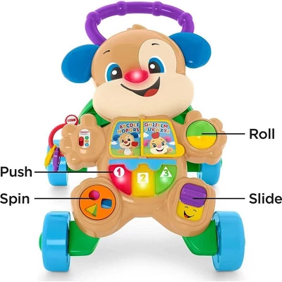 Fisher Price - Laugh, Learn, Grow & Play Baby Walker And Musical Learning Toy With Smart Stages Educational Content, Learn With Puppy 5 Fisher Price - Laugh, Learn, Grow & Play Baby Walker And Musical Learning Toy With Smart Stages Educational Content, Learn With Puppy - Image 5