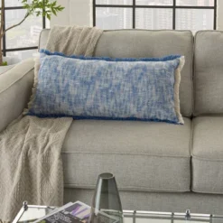 14"x30" Life Styles Woven Fringe Lumbar Throw Pillow - Mina Victory -Home Furnishing Store GUEST 9d36b6c7 32a2 48e8 843b f5732ea45c47