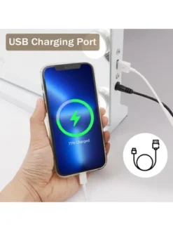 Fenchilin Vanity Hollywood Lighted Makeup Mirror With 15 Dimmable LED Bulbs For Dressing Room And Bedroom, Tabletop Or Wall-Mounted, 22.8"x 18.1" -Home Furnishing Store GUEST 9d8fb63e d19d 48c9 bc10 ed2cbffb539d