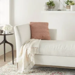 18"x18" Life Styles Woven Striped Square Throw Pillow - Mina Victory -Home Furnishing Store GUEST 9e4df8d9 532c 492c 9593 77fb08b98025