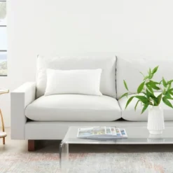 14"x24" Oversized Life Styles Solid Woven Cotton Lumbar Throw Pillow White - Mina Victory 6 14"x24" Oversized Life Styles Solid Woven Cotton Lumbar Throw Pillow White - Mina Victory -Home Furnishing Store GUEST 9e56fba3 63a0 4d5a a3d2 7f3324308dd6