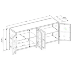 Crystal Cove Glass TV Stand For TVs Up To 59" - Threshold™ Designed With Studio McGee -Home Furnishing Store GUEST a13f9ad9 19e7 45e4 939d 0ee33acc8103