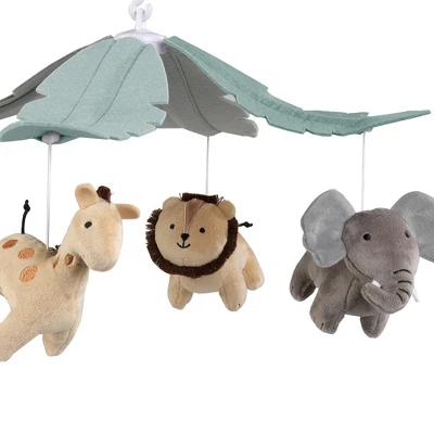 Lambs & Ivy Jungle Friends Musical Baby Crib Mobile Animals Soother Toy 1 Lambs & Ivy Jungle Friends Musical Baby Crib Mobile Animals Soother Toy