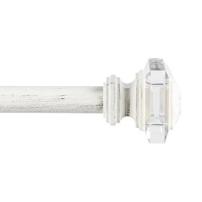 Exclusive Home Prism 1" Curtain Rod And Coordinating Finial Set 1 Exclusive Home Prism 1" Curtain Rod And Coordinating Finial Set