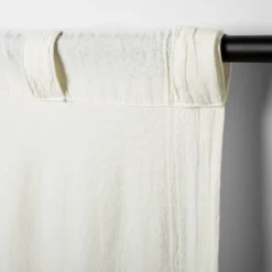 Tonal Texture Curtain Panel Sour Cream - Hearth & Hand™ With Magnolia -Home Furnishing Store GUEST a3759400 9398 4b46 97a0 2fba23657e88