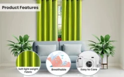 J&V TEXTILES 2 Panels Solid Grommet Faux Silk Window Curtain Drapes Treatment 58" Wide And 84" Length (Black) -Home Furnishing Store GUEST a407a2cd 368b 4148 9199 0ec35f847efa