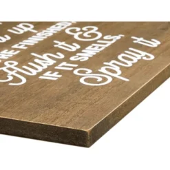 Juvale Funny Wooden Bathroom Decor, Restroom Quotes Wall Sign (9 X 14 Inches) -Home Furnishing Store GUEST a4c37d16 7065 45d8 bcdb 4c213bc5acdc