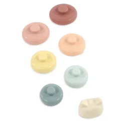 Hudson Baby Infant And Toddler Silicone Stacking Toy, Kitten, One Size