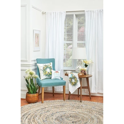 C&F Home 8" X 8" Bear With Flower Crown Spring Petite Printed Throw Pillow 1 C&F Home 8" X 8" Bear With Flower Crown Spring Petite Printed Throw Pillow