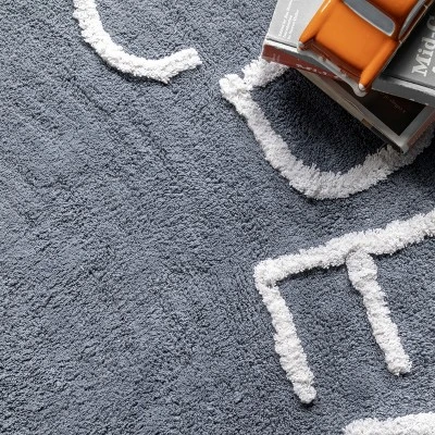 NuLOOM Kids Washable Round Alphabet Rug 5 NuLOOM Kids Washable Round Alphabet Rug - Image 5