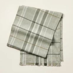 Textured Fall Plaid Woven Table Runner Sage Green - Hearth & Hand™ With Magnolia -Home Furnishing Store GUEST a800a163 ae14 453d be3d b6a7d83e8d6e