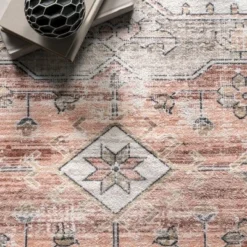 NuLOOM Banks Vintage Machine Washable Area Rug -Home Furnishing Store GUEST aa2d1b89 53ee 475d 95b7 5e9c399cfba3