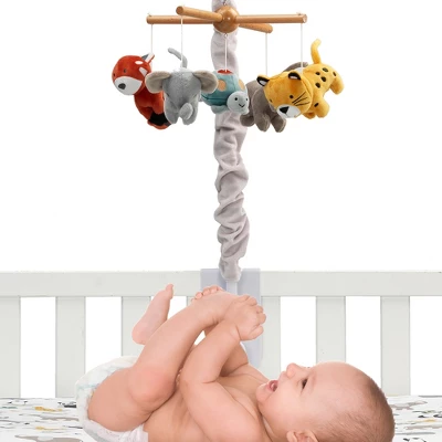Lambs & Ivy Wild Life Musical Baby Nursery Crib Mobile - Protect The Animals 1 Lambs & Ivy Wild Life Musical Baby Nursery Crib Mobile - Protect The Animals