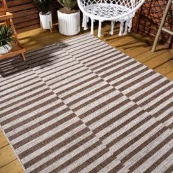 Sukie Modern Offset Stripe Indoor/Outdoor Area Rug - JONATHAN Y 16 Sukie Modern Offset Stripe Indoor/Outdoor Area Rug - JONATHAN Y -Home Furnishing Store GUEST ad1caac1 5591 4490 a226 0d9eace6c744