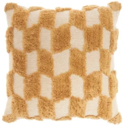 18"x18" Tufted Diag Checkers Square Throw Pillow - Nicole Curtis 19 18"x18" Tufted Diag Checkers Square Throw Pillow - Nicole Curtis -Home Furnishing Store GUEST ad77f3f3 c917 45d1 a3a3 fb6b11834170