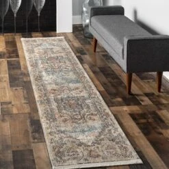 NuLOOM Marley Traditional Medallion Fringe Area Rug