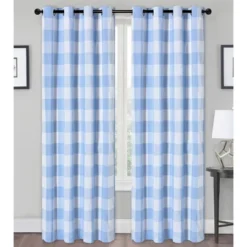 Kate Aurora Country Farmhouse Living Classic Buffalo Plaid Checkered Single Grommet Top Window Curtain Panel 21 Kate Aurora Country Farmhouse Living Classic Buffalo Plaid Checkered Single Grommet Top Window Curtain Panel -Home Furnishing Store GUEST adfe9a99 9279 495d 85ee 63239931f00d