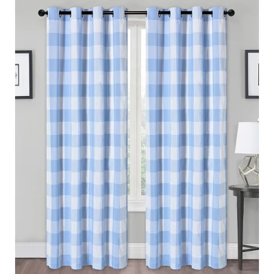 Kate Aurora Country Farmhouse Living Classic Buffalo Plaid Checkered Single Grommet Top Window Curtain Panel 11 Kate Aurora Country Farmhouse Living Classic Buffalo Plaid Checkered Single Grommet Top Window Curtain Panel - Image 11