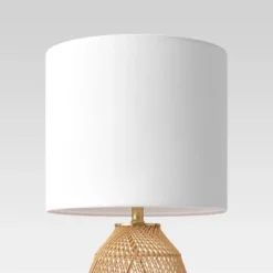 Rattan Diagonal Weave Table Lamp Tan - Opalhouse™ 8 Rattan Diagonal Weave Table Lamp Tan - Opalhouse™ -Home Furnishing Store GUEST ae342a7a 8123 45d0 8e48 8c18d622381b