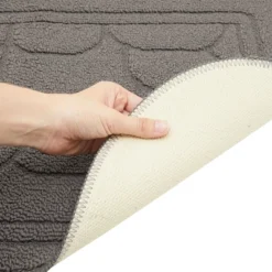 Farmlyn Creek Half Circle Grey Door Mat, Indoor Outdoor Doormat (30 X 18 In) -Home Furnishing Store GUEST afd7b6d3 1947 4ed2 aedf 9ecb00b135ce