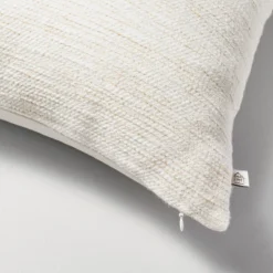 Textured Slub Stripe Square Throw Pillow Cream/Khaki - Hearth & Hand™ With Magnolia -Home Furnishing Store GUEST b12016b7 875d 46eb 8348 aef66ade7620