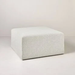 Boucle Upholstered Square Cocktail Ottoman - Hearth & Hand™ With Magnolia 12 Boucle Upholstered Square Cocktail Ottoman - Hearth & Hand™ With Magnolia -Home Furnishing Store GUEST b26d4059 7849 4f8d abd9 4175fb319d21
