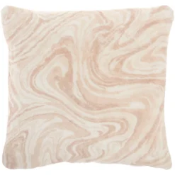 20"x20" Oversize Life Styles Marble Plush Square Throw Pillow - Mina Victory -Home Furnishing Store GUEST b298952c 3b27 4647 ac97 dfecca1e1e1c