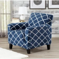 Great Bay Home Stretch Velvet-Plush Washable Chair Slipcover -Home Furnishing Store GUEST b2cfbfc7 7540 422c bfc1 e7f062bbf3cf