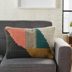 14"x20" Oversize Life Styles Woven Geometric Lumbar Throw Pillow - Mina Victory 5 14"x20" Oversize Life Styles Woven Geometric Lumbar Throw Pillow - Mina Victory -Home Furnishing Store GUEST b4b1a15b 2ec4 4b91 b469 3550d2eda6f2