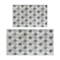 Sussexhome Non Skid Washable Kitchen Runner Rugs Set Of 2 - Multipurpose Low Pile Area Rugs For Laundry Room, Entryway, Bathroom - Set Of 44 X 24 And 31.5 X 20 Inches Floor Mats -Home Furnishing Store GUEST b7172a3b e1d0 4dde 83b0 d65a2dcb297a
