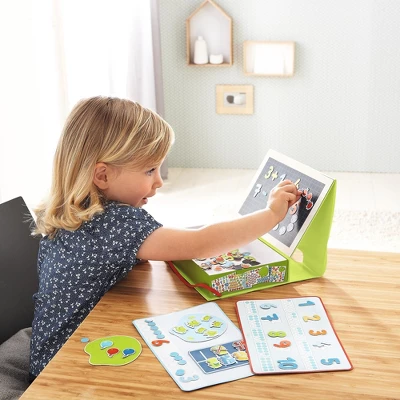 Haba Magnetic Game Box 1 2 3 Numbers & You - 158 Magnetic Pieces In Travel Cardboard Carrying Case 1 Haba Magnetic Game Box 1 2 3 Numbers & You - 158 Magnetic Pieces In Travel Cardboard Carrying Case