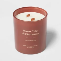 20oz Glass Woodwick Warm Cider & Cinnamon Candle - Threshold™ 6 20oz Glass Woodwick Warm Cider & Cinnamon Candle - Threshold™ -Home Furnishing Store GUEST b7dc905f 063c 41e1 a717 5c6e568b7ff6