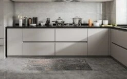 J&V TEXTILES 20" X 39" Comfort Collection Anti-Fatigue Kitchen Floor Mat (Brown Medallion)